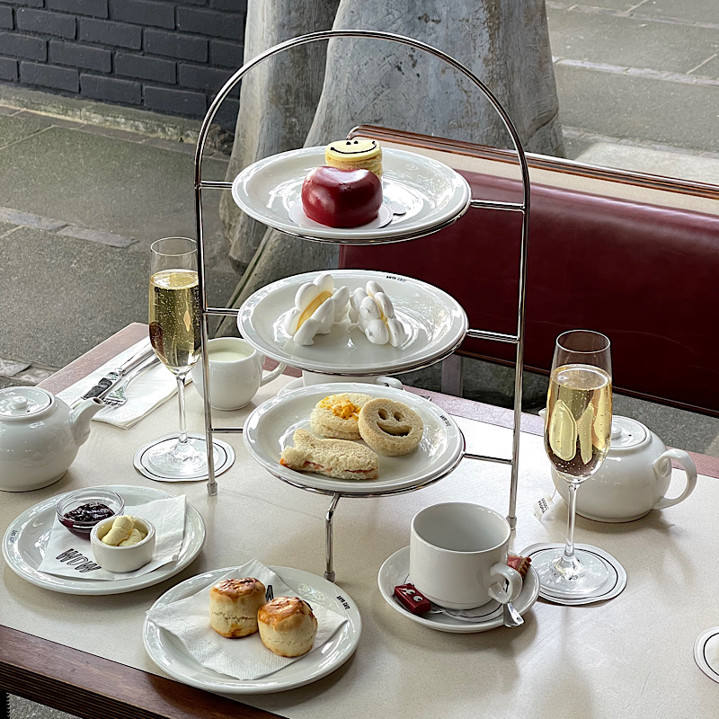 delicious Afternoon Tea at Anya Hindmarch London
