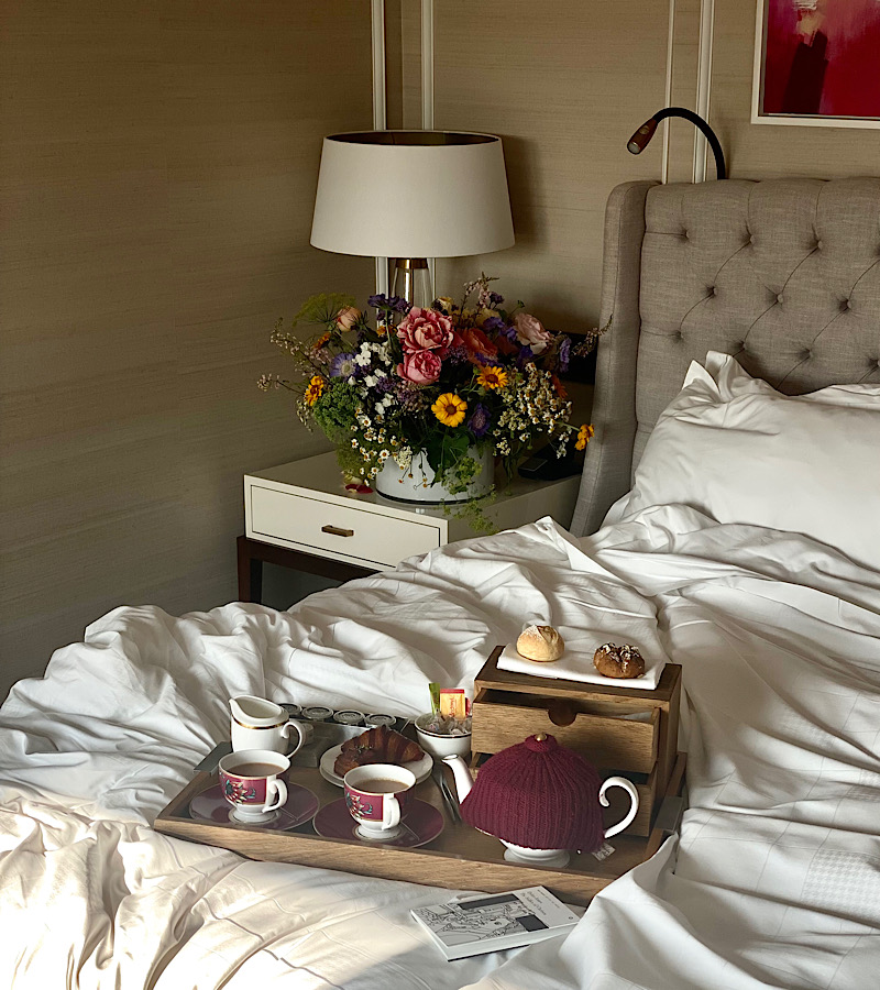 Breakfast in Bed at The Belmond Cadogan