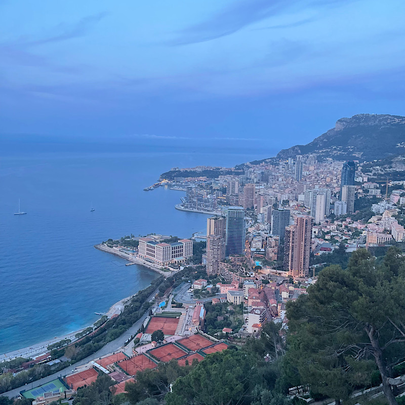 Sunrise over Monaco