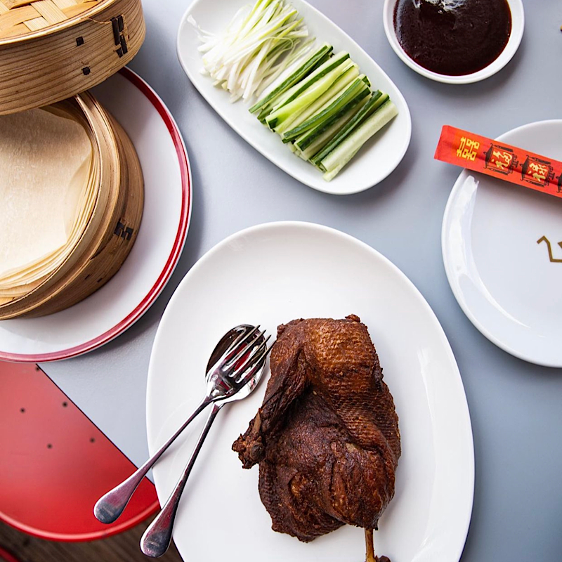 The red duck Chinese restaurant in london