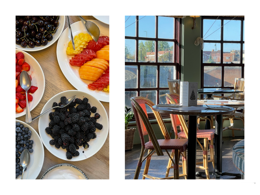 The Mitre boutique chic where the restaurants over look the river thames