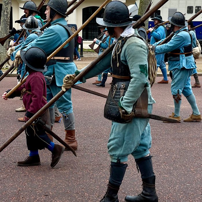 Civil War re-enactment in The Mall 