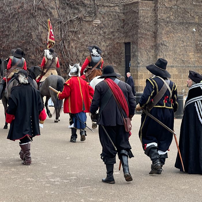 Civil War re-enactment in The Mall 