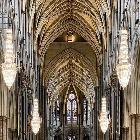 Westminster Abbey for Notre Dame exhibition