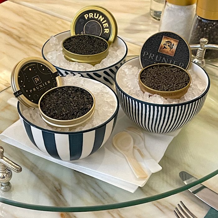 Raising the bar with a spoon of caviar