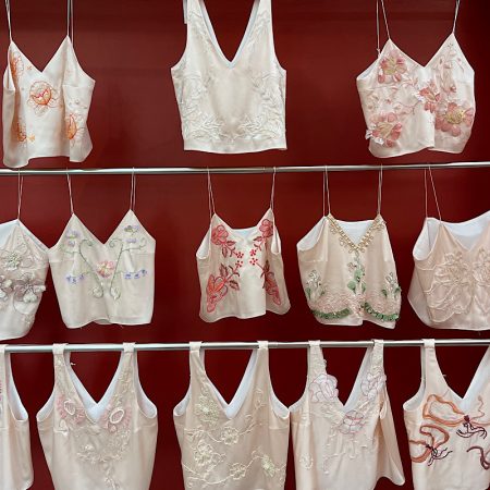 Royal School of Needlework student display